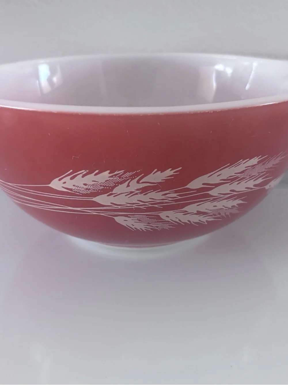 Vintage PYREX Autumn Harvest WHEAT Nesting Cinderella MIXING BOWL #442 1.5L